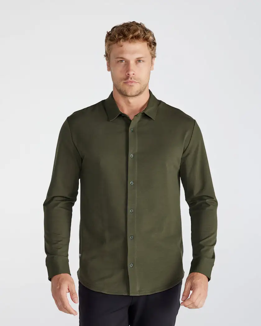 Lux Long Sleeve Button Down
