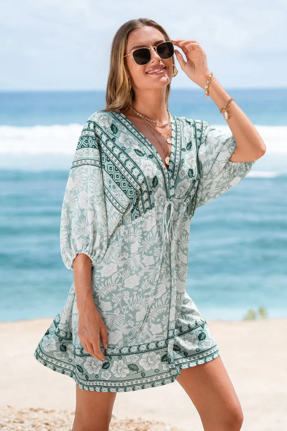 Secret Garden Floral Mini Dress