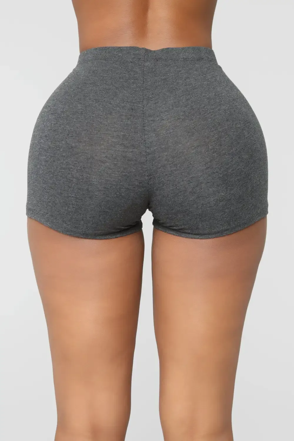 Plain Jane Mini Shorts - Charcoal