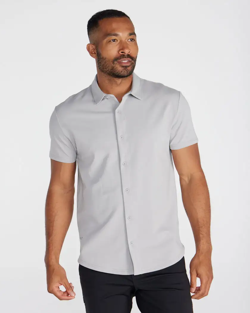 Lux Short Sleeve Button Down
