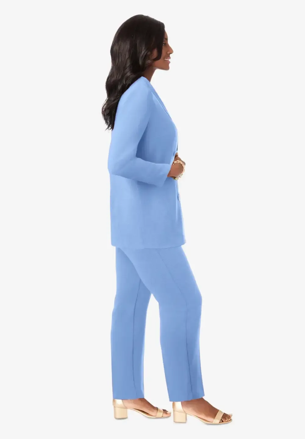 2-Piece Double-Breasted Pantsuit