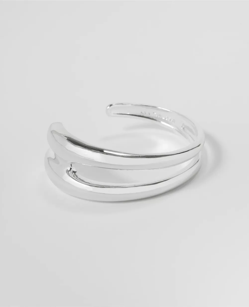 Split Metal Cuff Bracelet