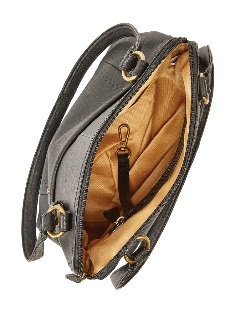 Ella Simone Essex Dome Leather Purse