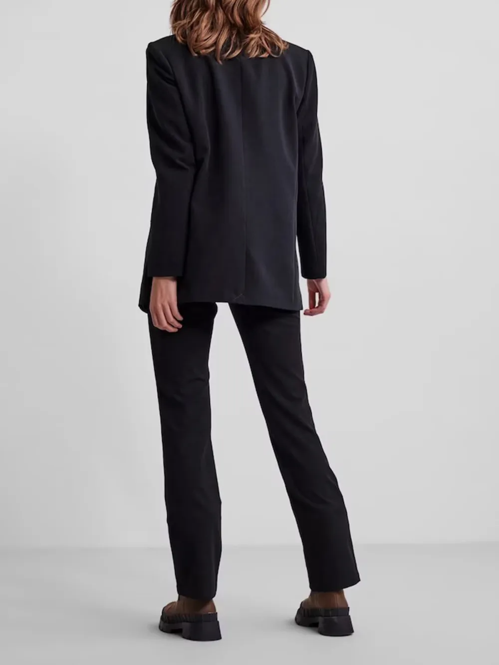 Plain Colored Without Fasteningl Blazer