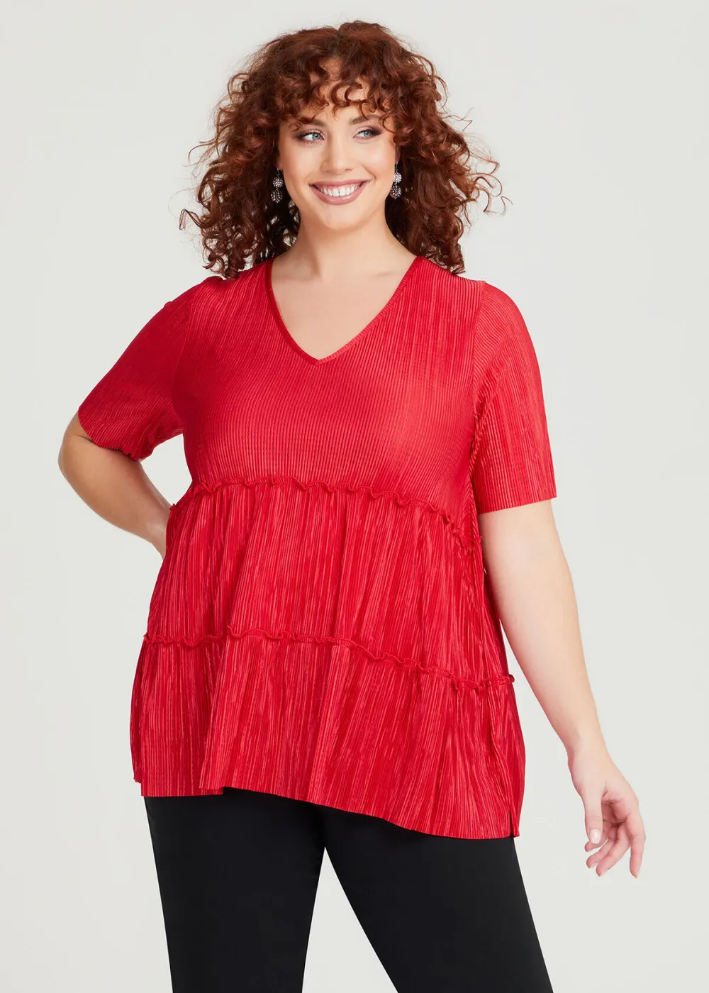 Pleat Layer Top