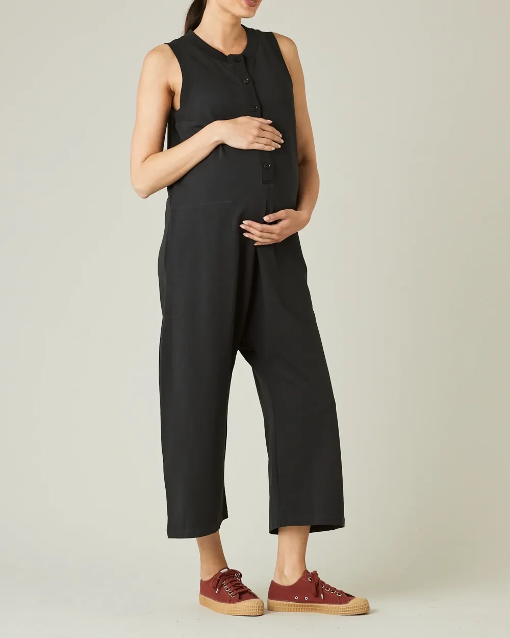 COTTON JERSEY JUMPSUIT