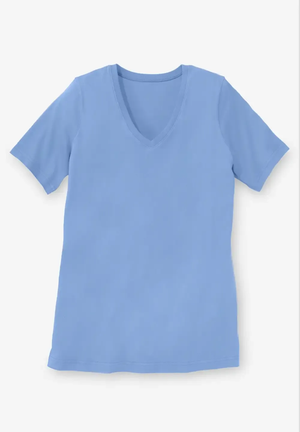 Perfect Short-Sleeve V-Neck Tee