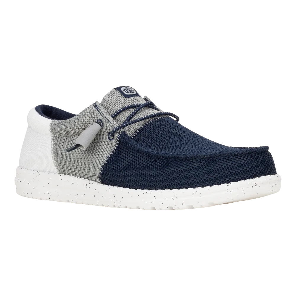 Wally Tri Varsity Mesh - Navy/Grey