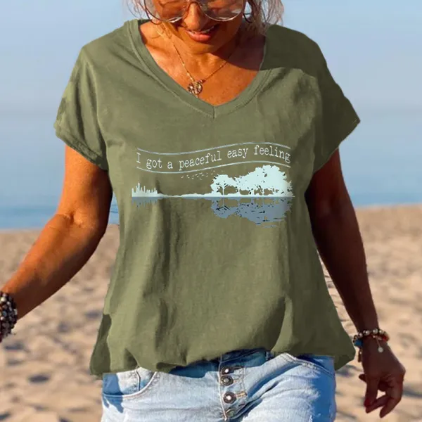 Beautiful Scenery I Got A Peaceful Easy Feeling Graphic Tees