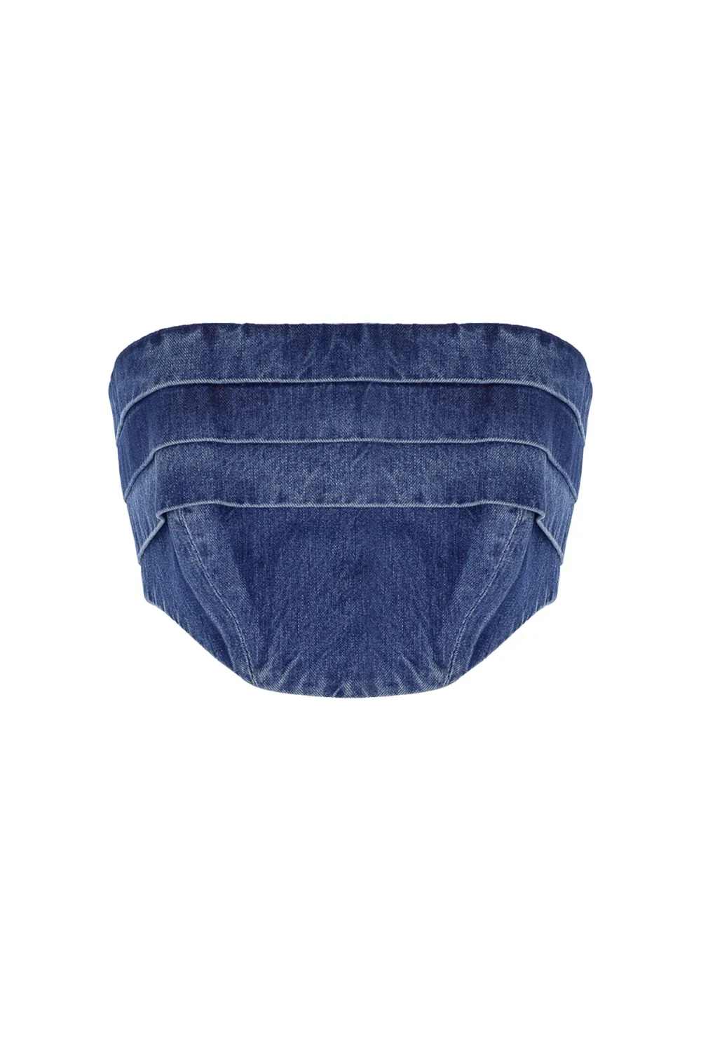Off The Shoulder Denim Bustier