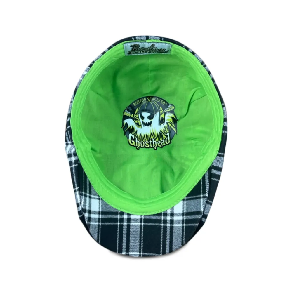 The Ghosthead Boston Scally Cap - Black
