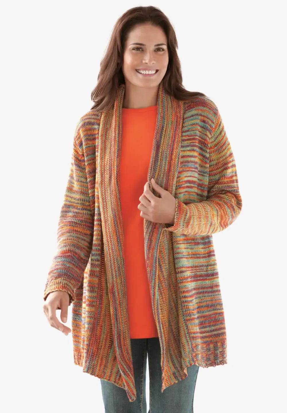 Multi Marled Cardigan