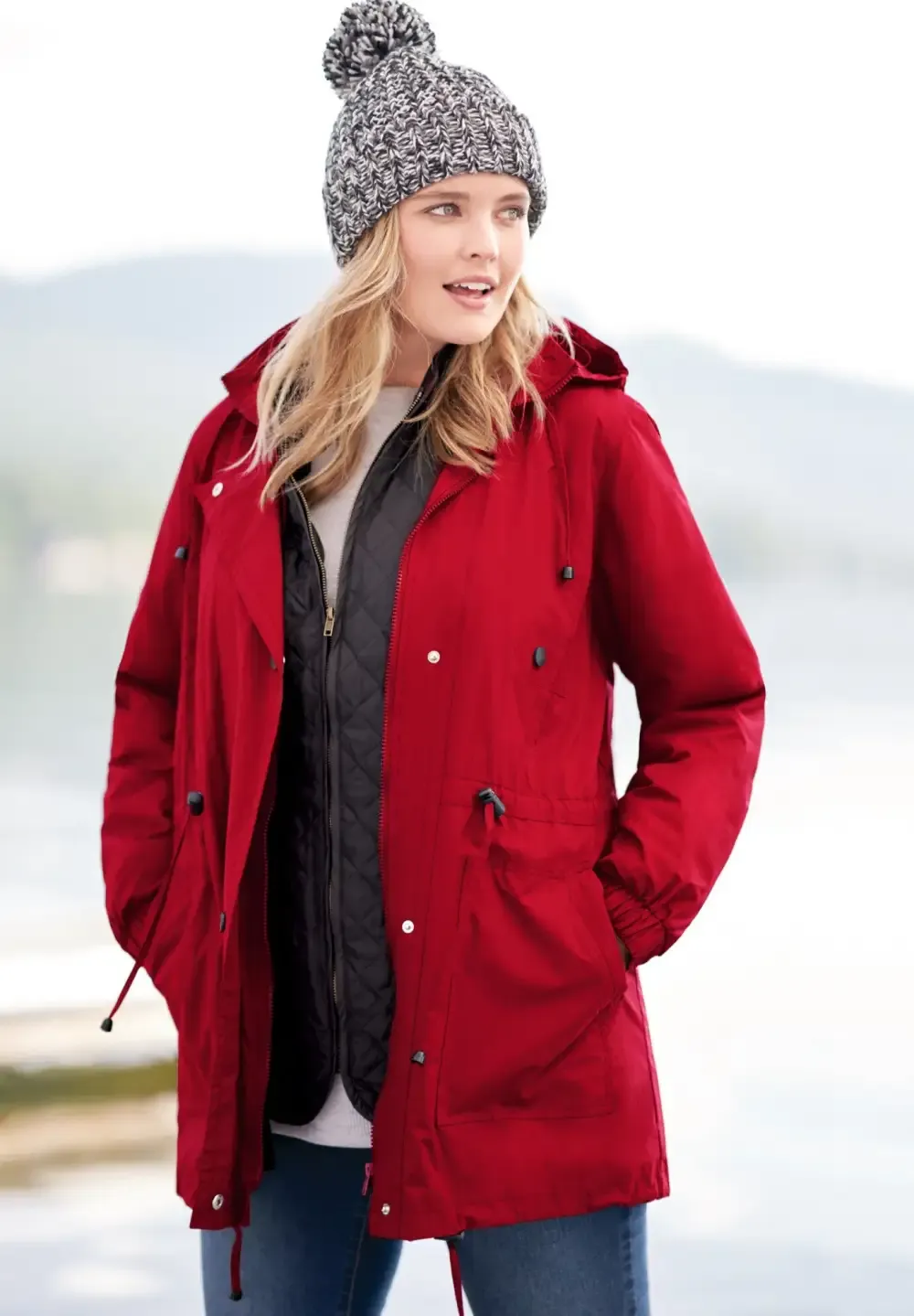 Fleece-Lined Taslon® Anorak