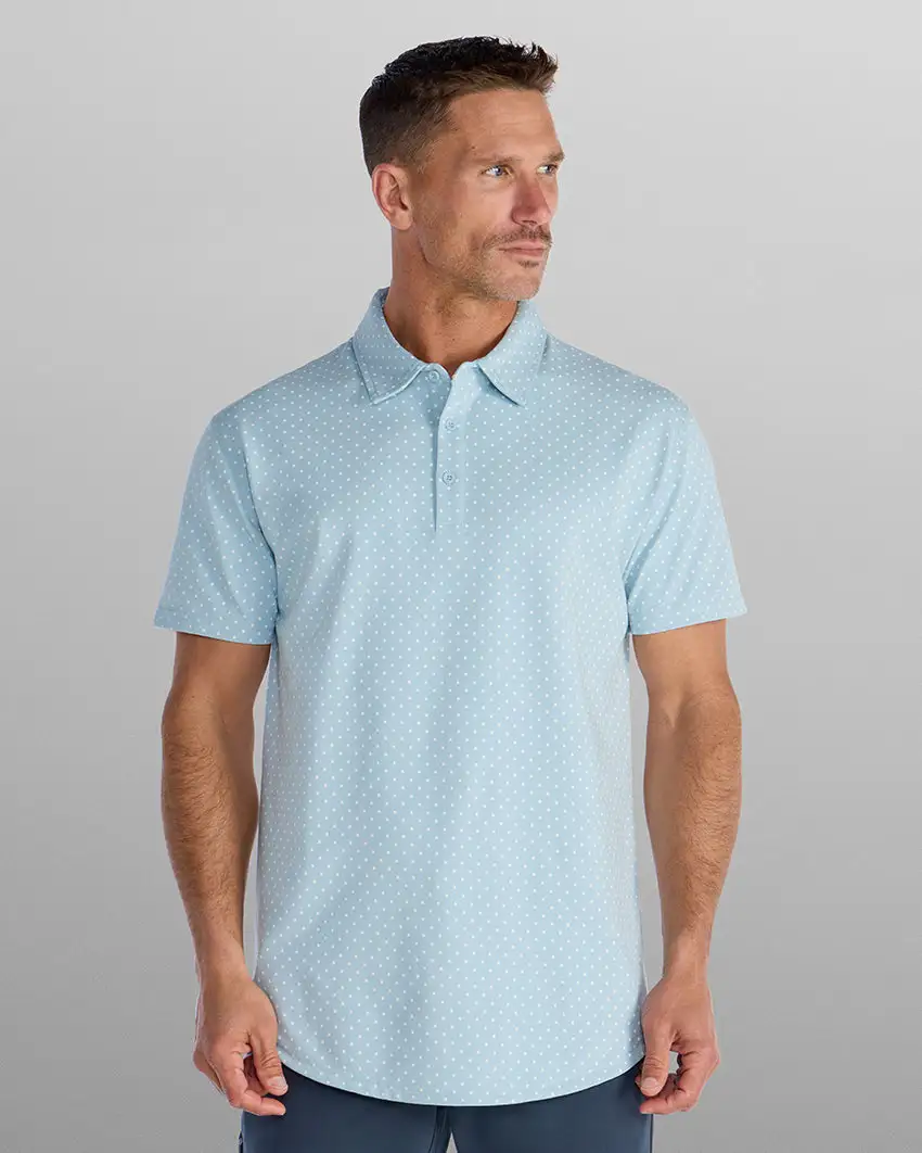 Drop-Cut: Lux Dotted Polo