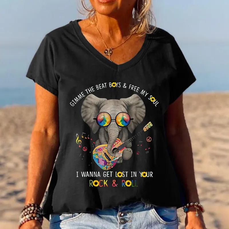 I Wanna Get Lost In Your Rock & Roll Funny Graphic Tees