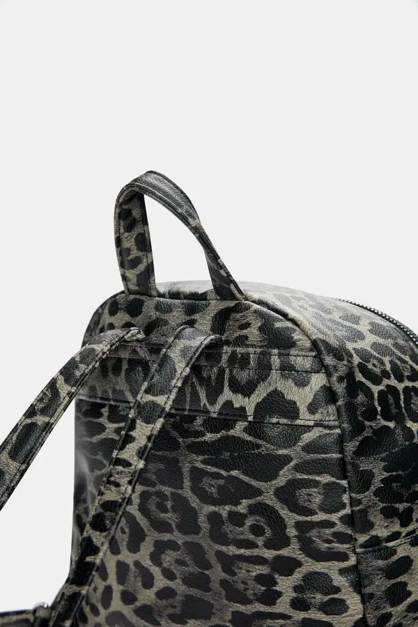 Mini mochila animal print