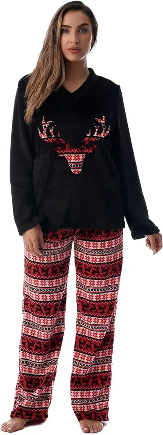 Plush Pajama Sets for Women