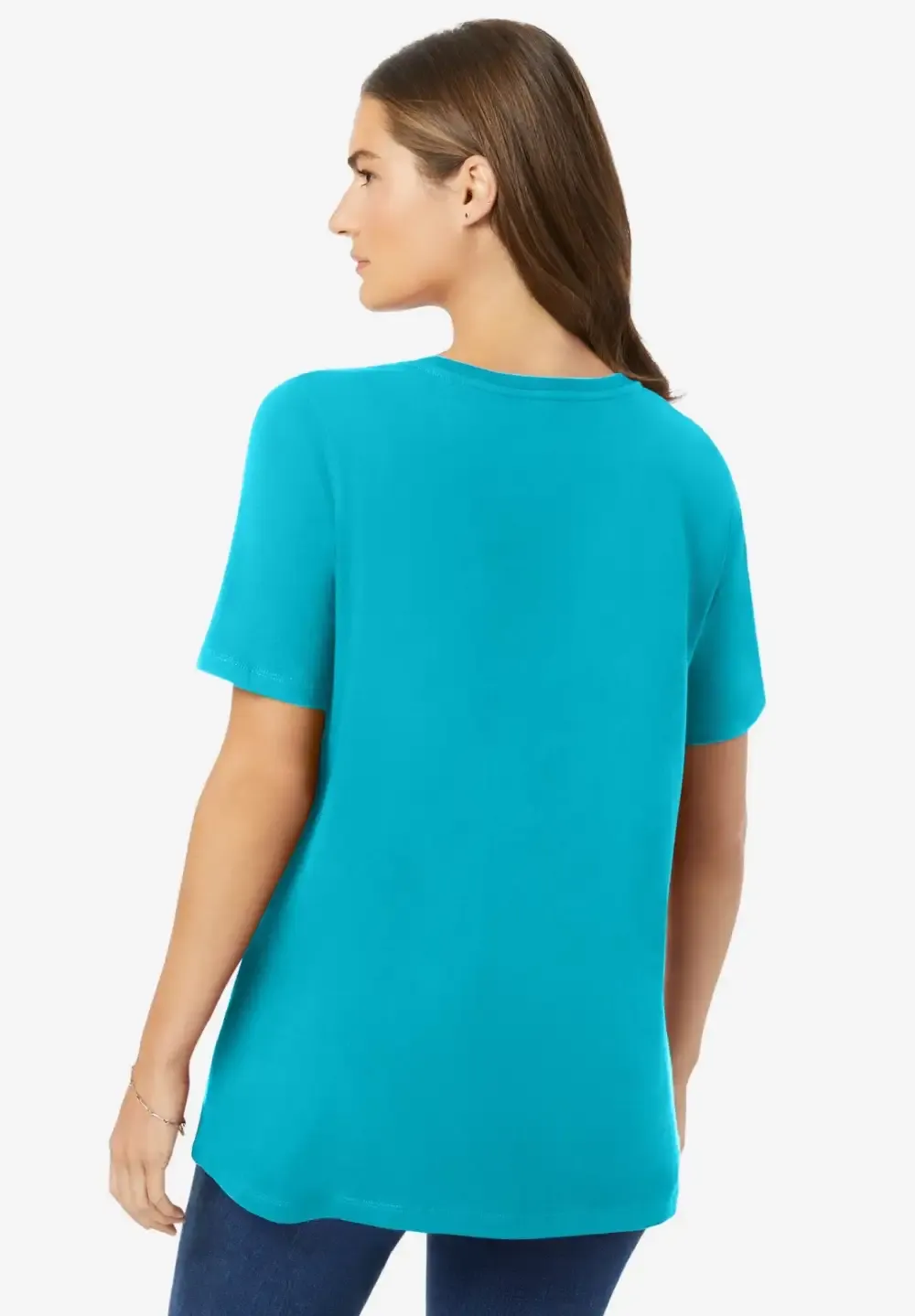 Perfect Short-Sleeve Crewneck Tee