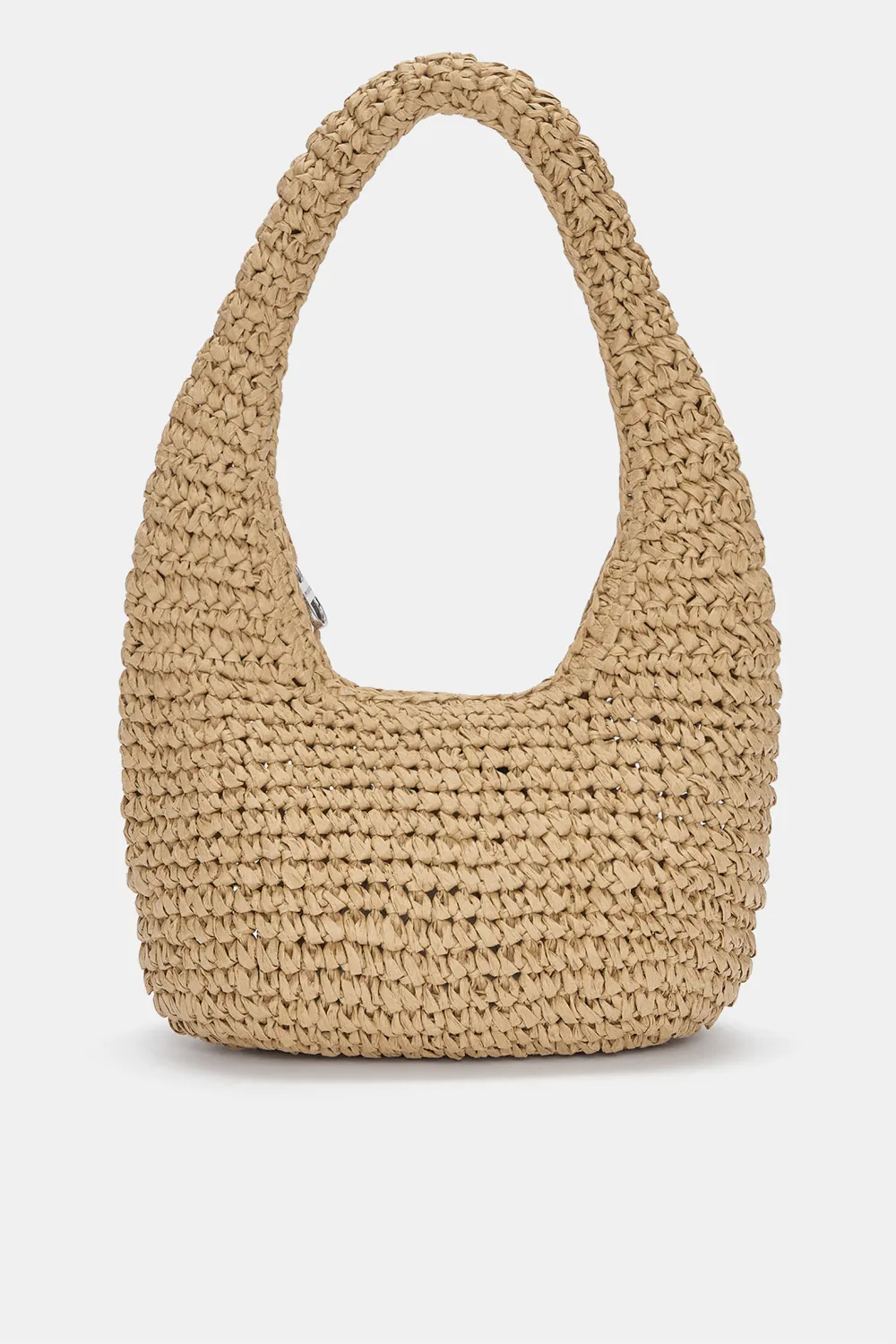 Bolso de hombro estilo rafia