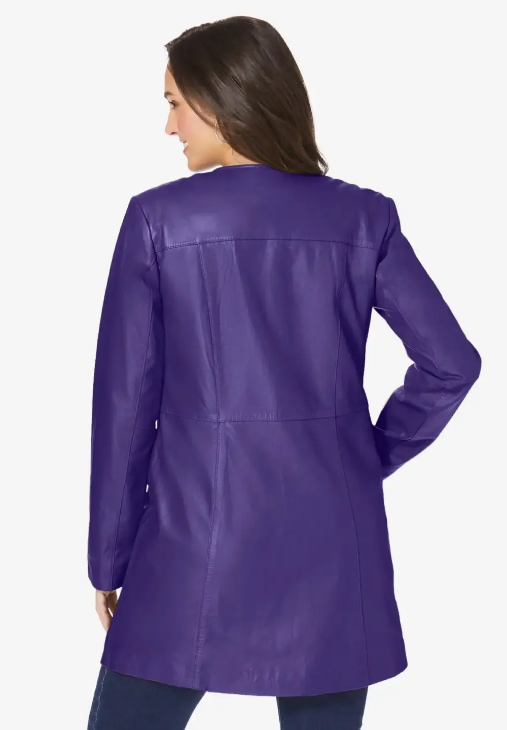 Three-Quarter Leather Jacket