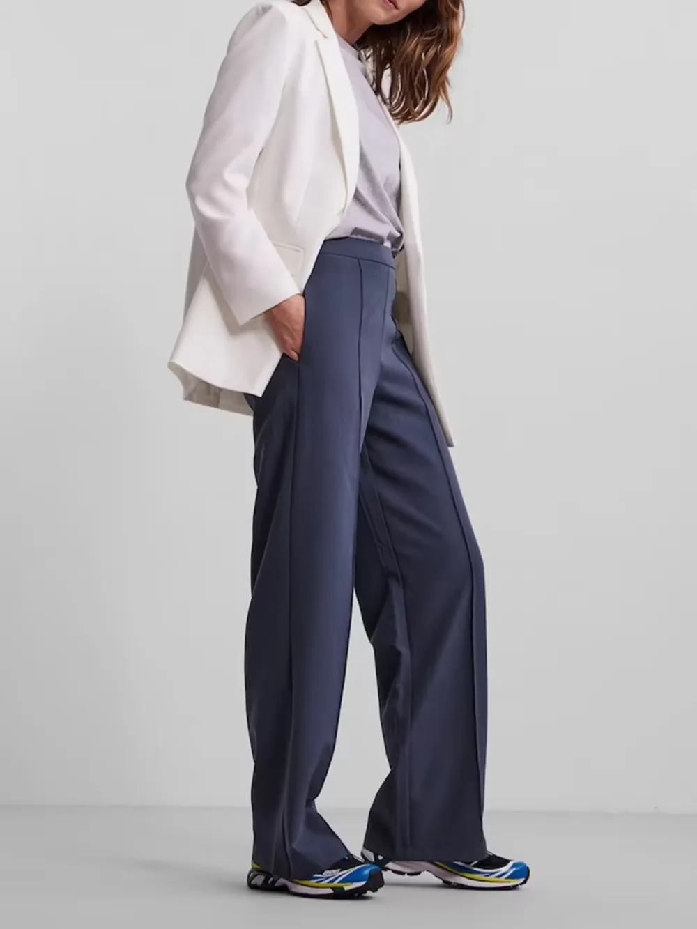 Plain Colored Without Fasteningl Blazer