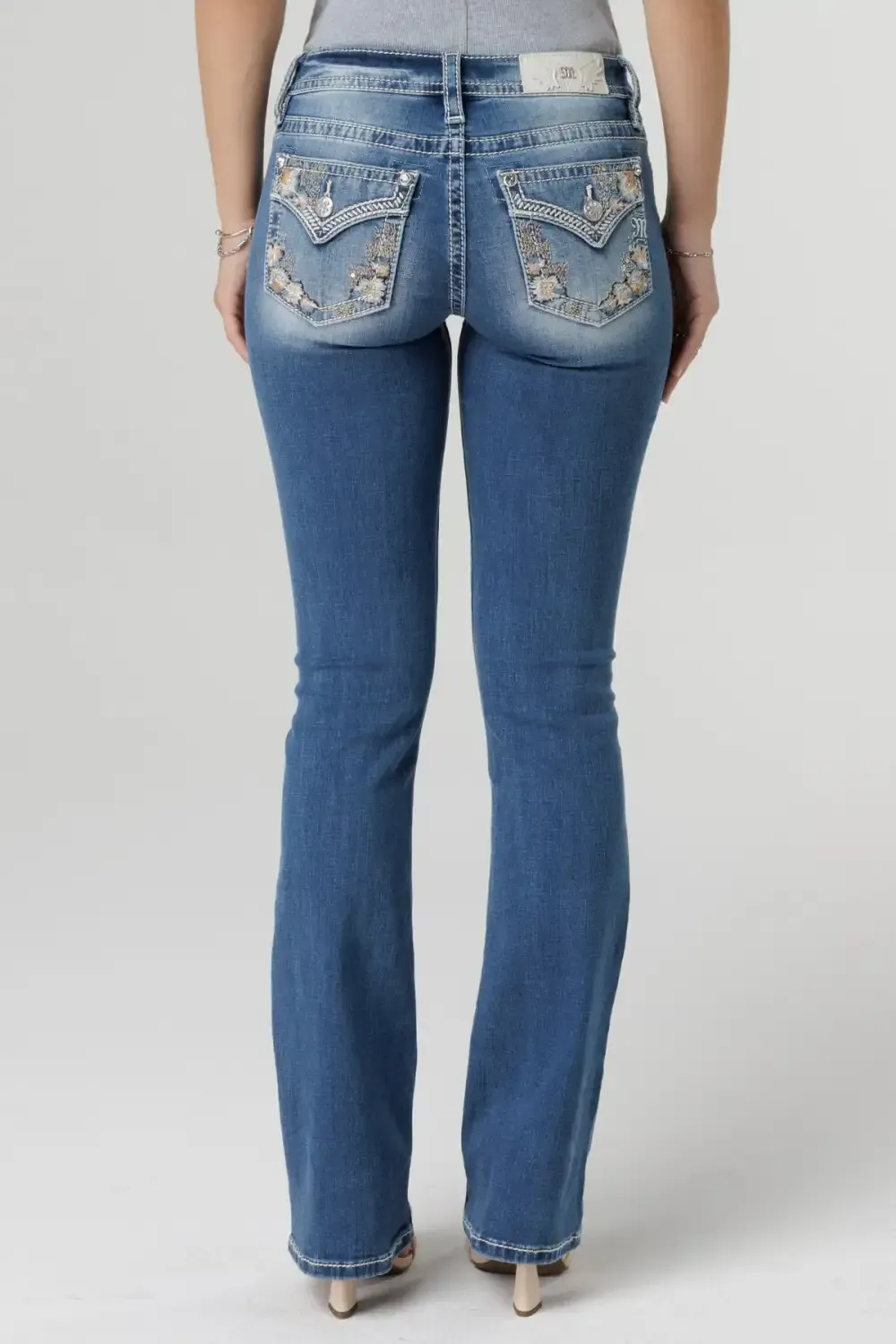 Featherington Floral Bootcut Jeans