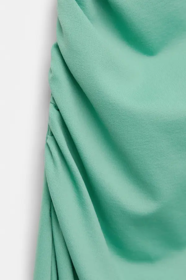 Vestido palabra de honor poliamida