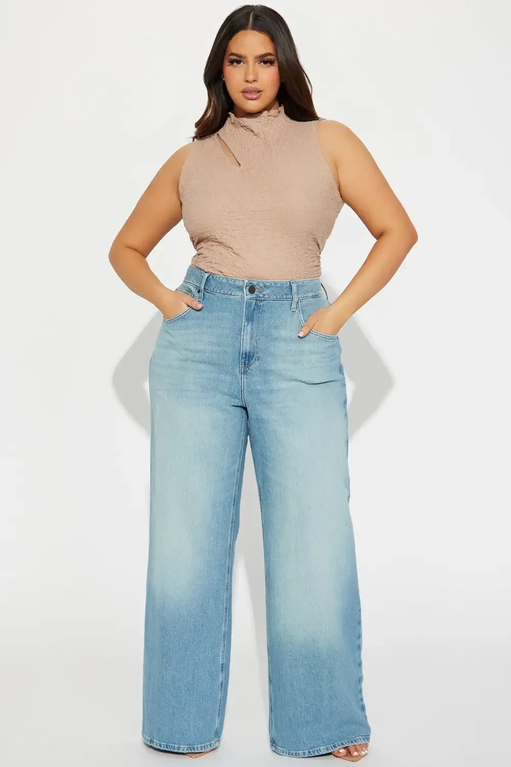 Melody Tinted Baggy Jeans - Vintage Wash
