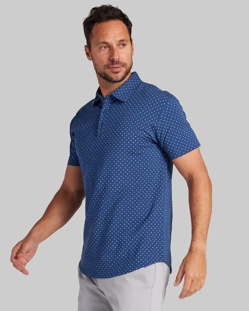 Drop-Cut: Lux Dotted Polo