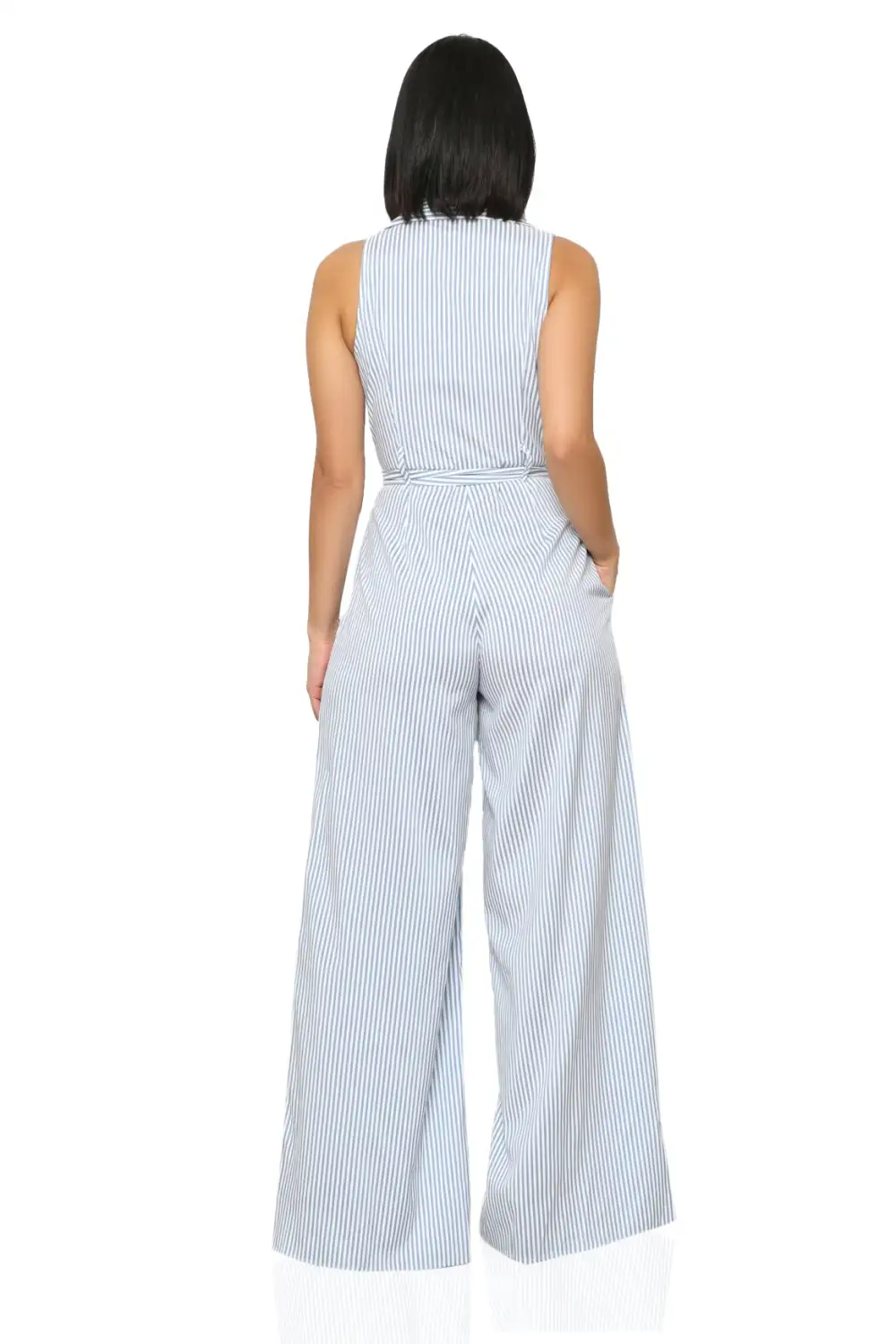 Coastal Comfort Stripe Jumpsuit