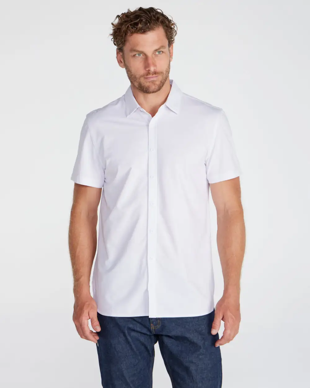Vista Stretch Short Sleeve Button Down