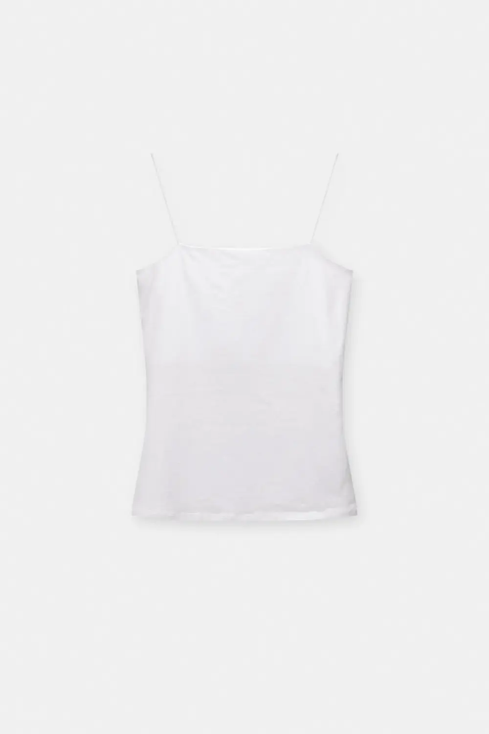 Strappy straight-cut top