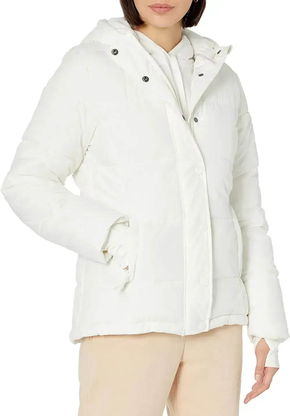 Women's Heavyweight Long-Sleeve Hooded Puffer Coat (Available in Plus Size)