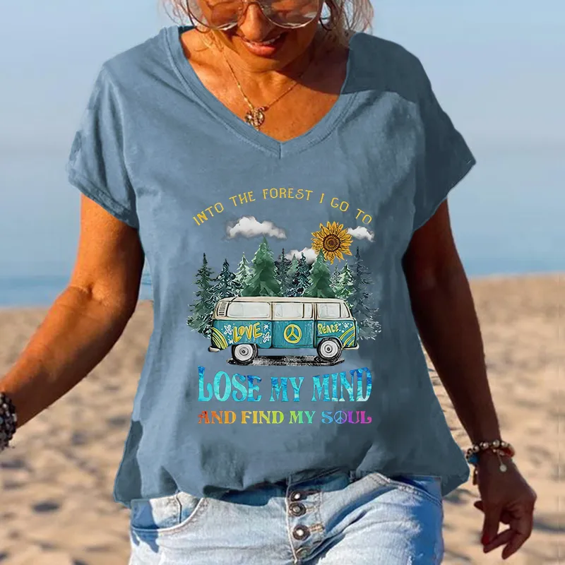 Lose My Mind And Find My Soul Women Old Hippie T-shirt