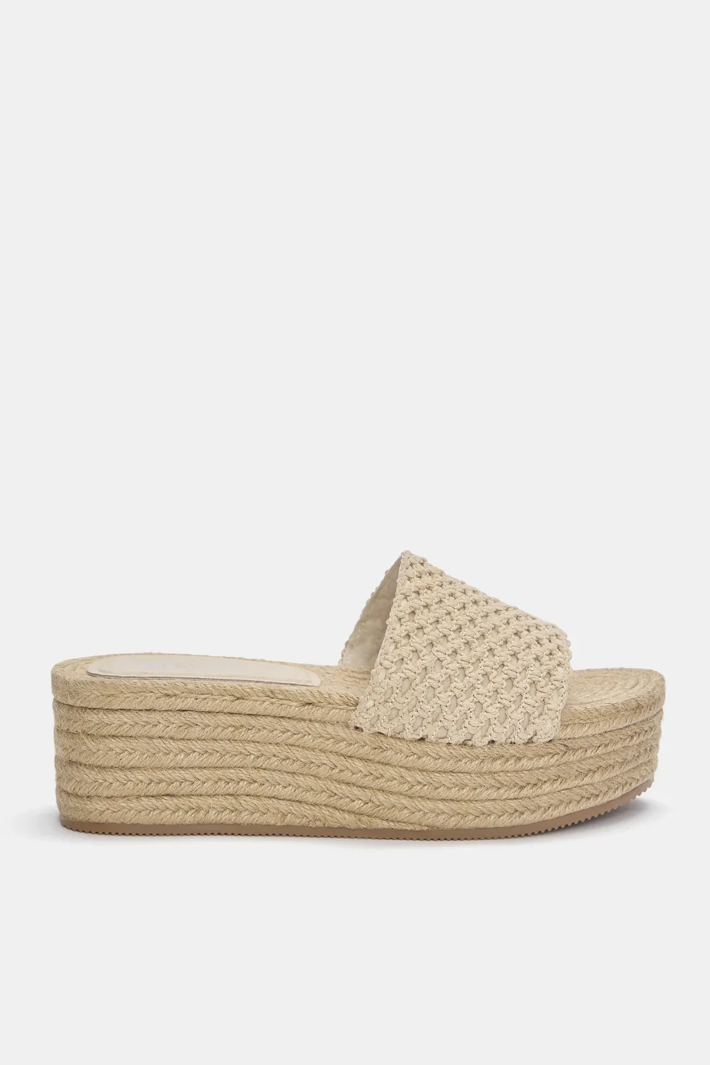 Cuñas plataforma crochet