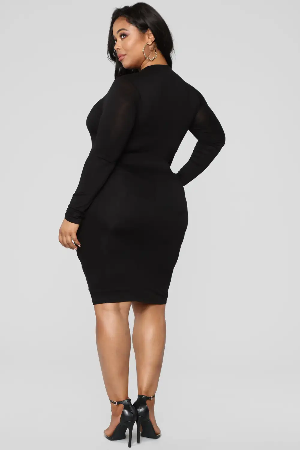 Kora Midi Dress - Black