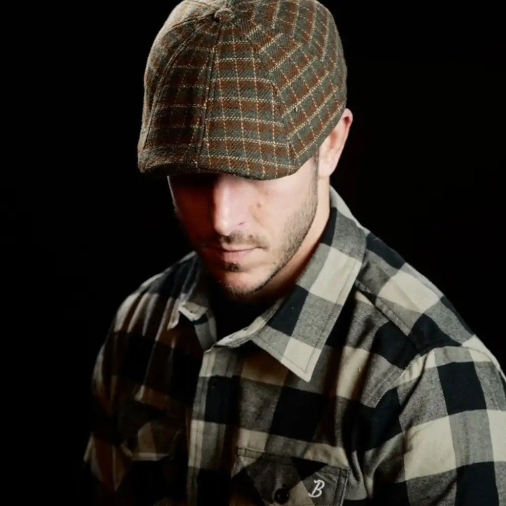 The Harvestland Boston Scally Cap - Plaid
