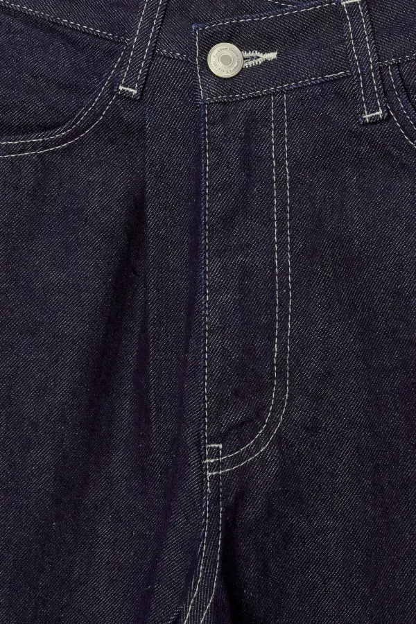 Jeans super baggy cintura cruzada