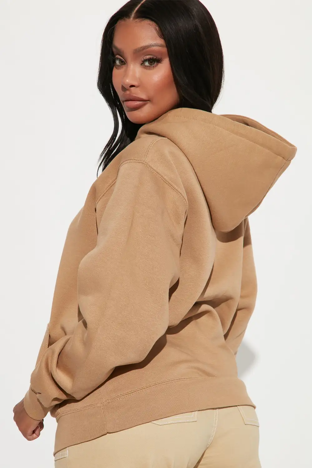 Unity Embroidered Hoodie - Sand
