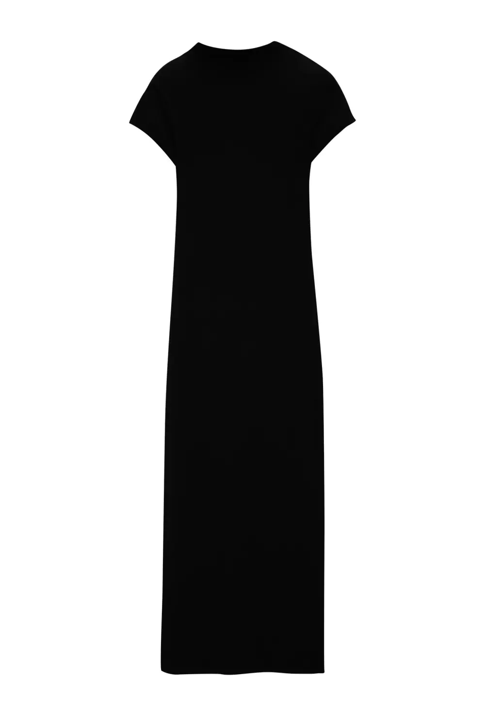 Vestido midi cuello perkins