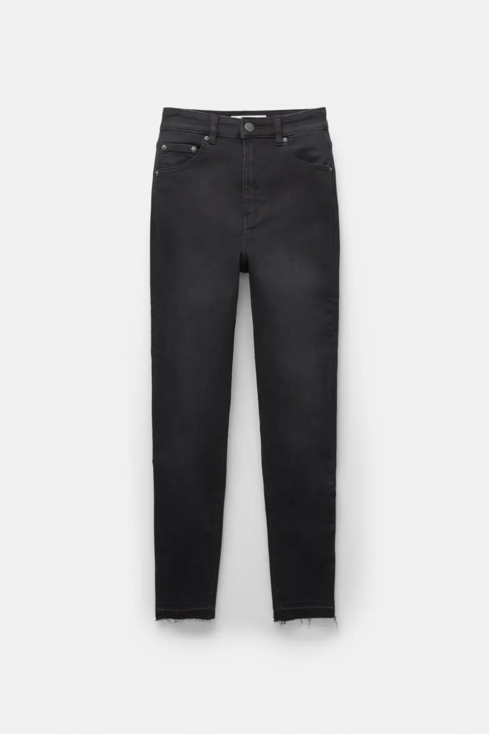 Jeans skinny tiro alto