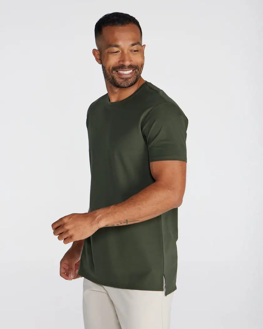 Limitless Short Sleeve Split Hem