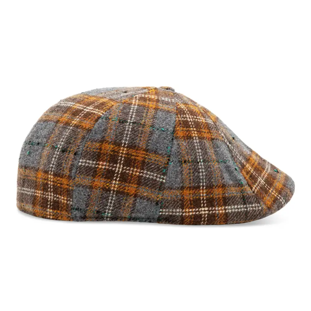 The Autumn Rose Boston Scally Cap - Autumn Plaid