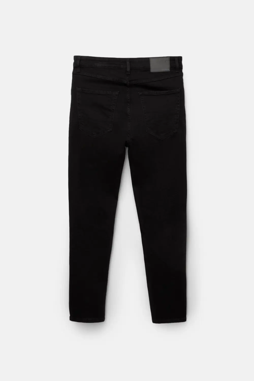 Washed carrot-fit jeans