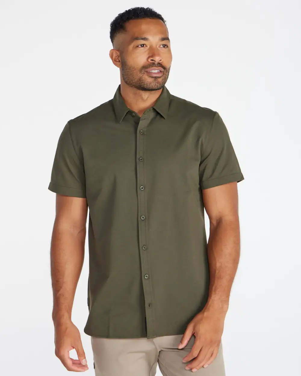 Vista Stretch Short Sleeve Button Down