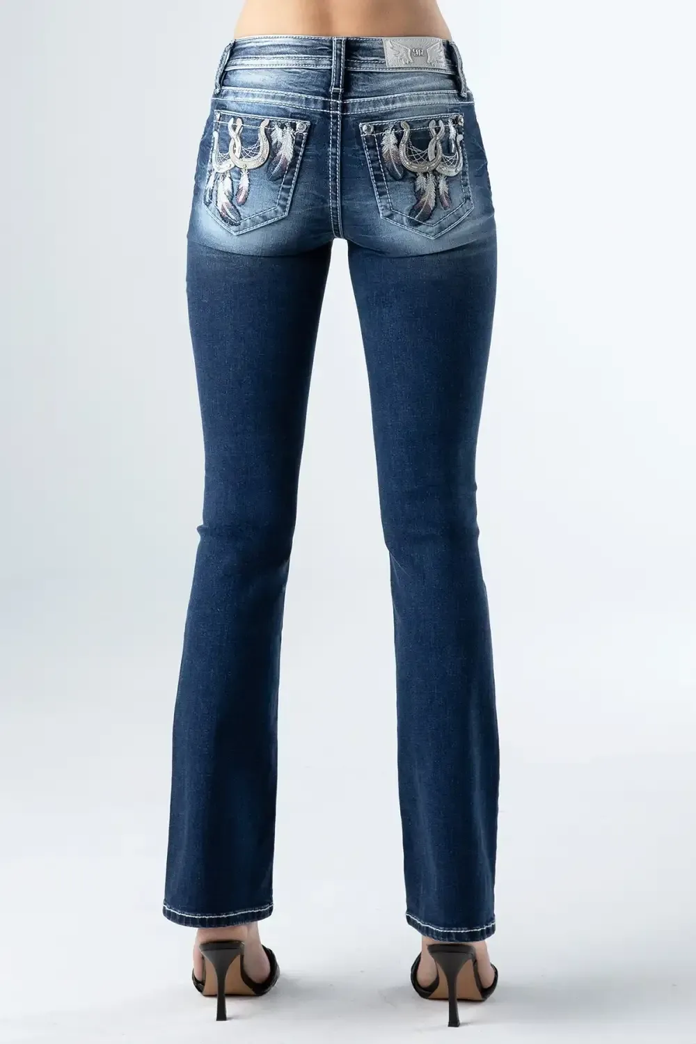 Horseshoe Feather Denim