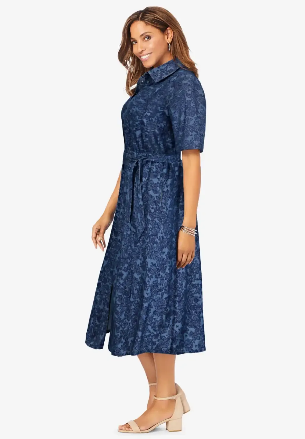 Soft Denim Shirtdress