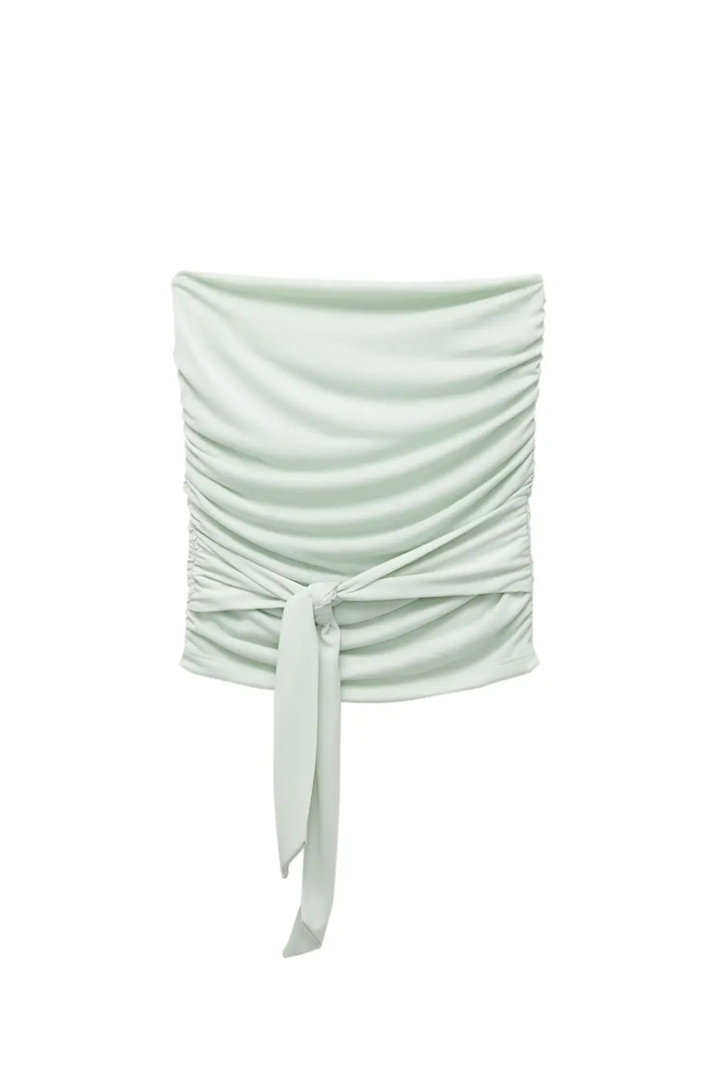 Strapless top with bow