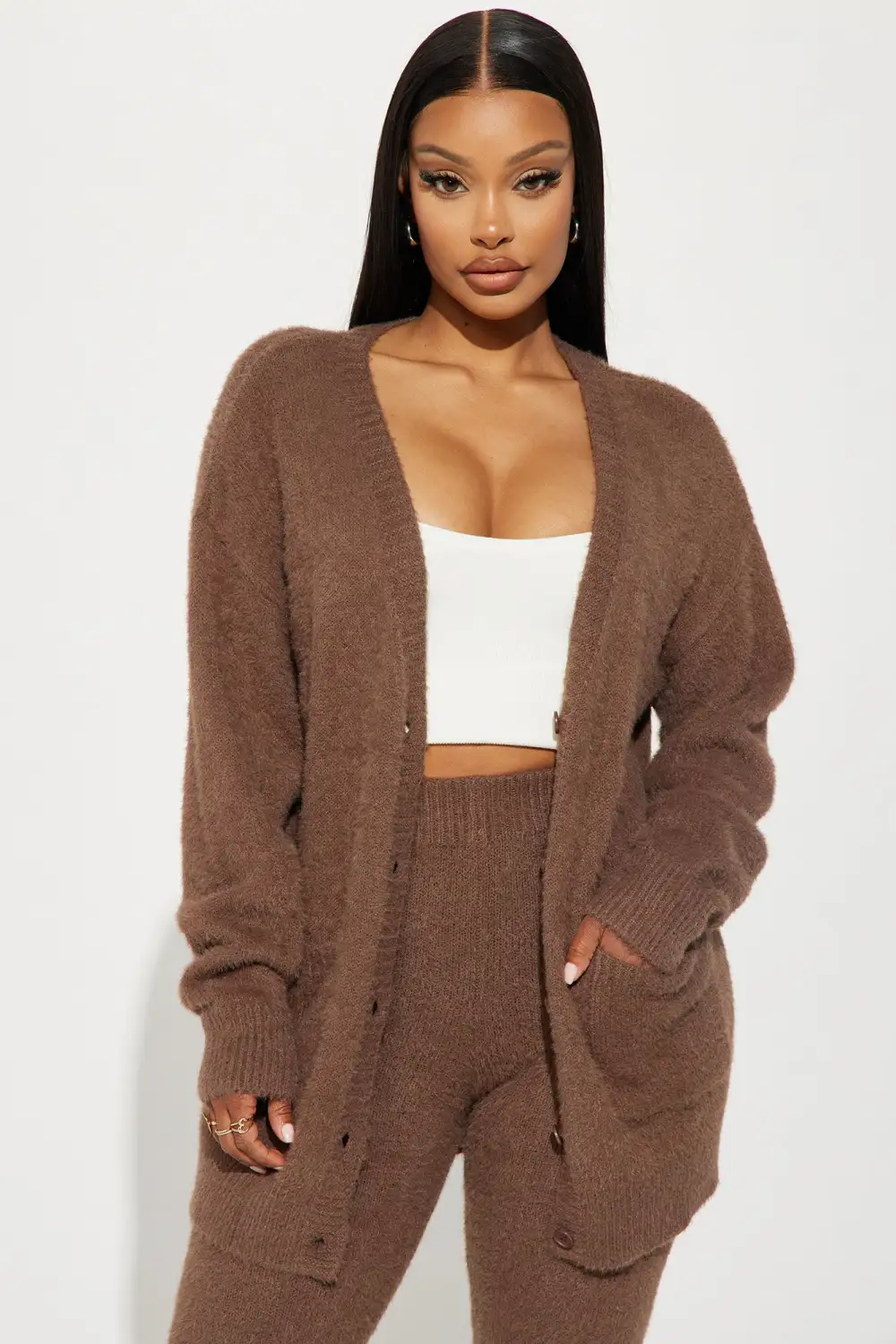 Lola Sweater Legging Set - Mocha