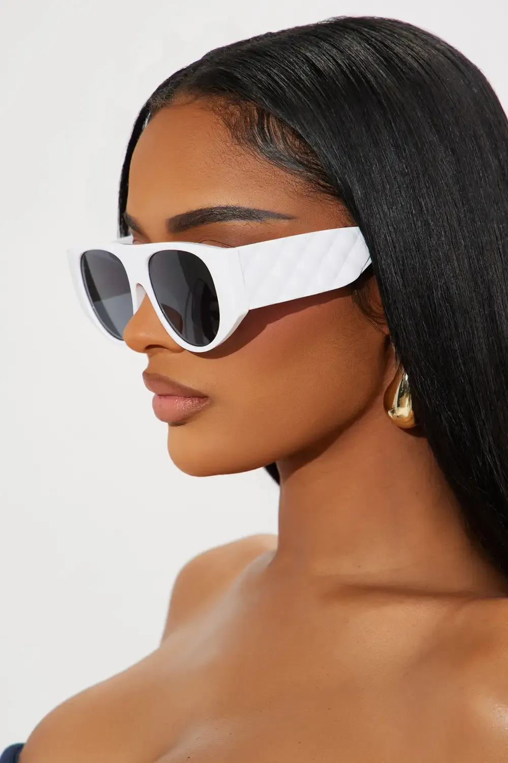 On The House Sunglasses - White